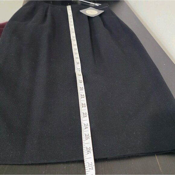 NWT CHRISTIAN DIOR Vintage Skirt & Blazer Suit Set Wool Gold Buttons Size 8 - Picture 10 of 16